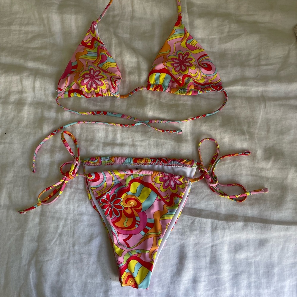 Floral printed bikini - never worn